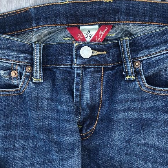 Lucky Brand Crop Jeans, Mid Rise, Size 8 - Picture 4 of 12